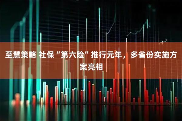 至慧策略 社保“第六险”推行元年，多省份实施方案亮相